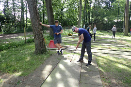 Kamp leerjaar 8 donderdag Compleet! – Hole in one!